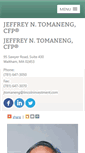Mobile Screenshot of jefftomaneng.com