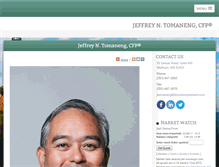 Tablet Screenshot of jefftomaneng.com